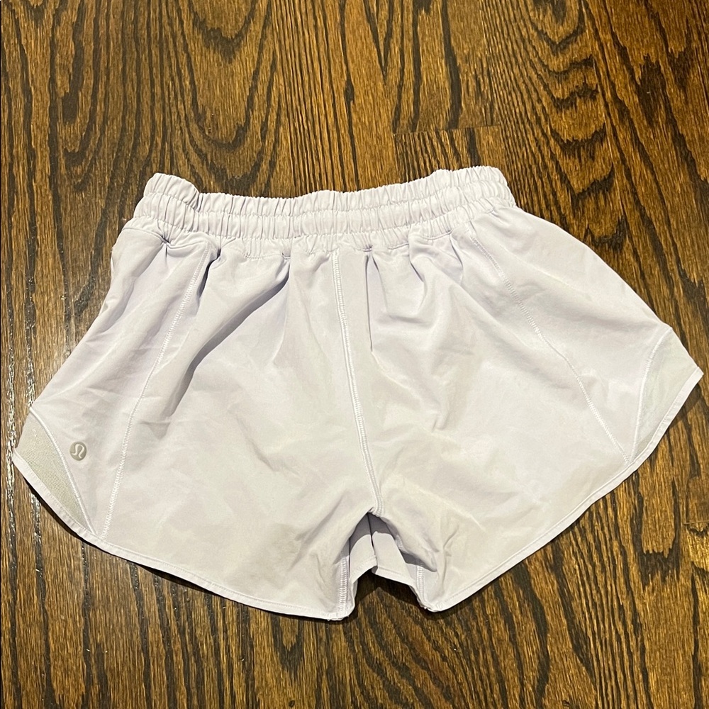 Lululemon Hotty Hot Low-Rise Shorts in Serene Blue, Size 4